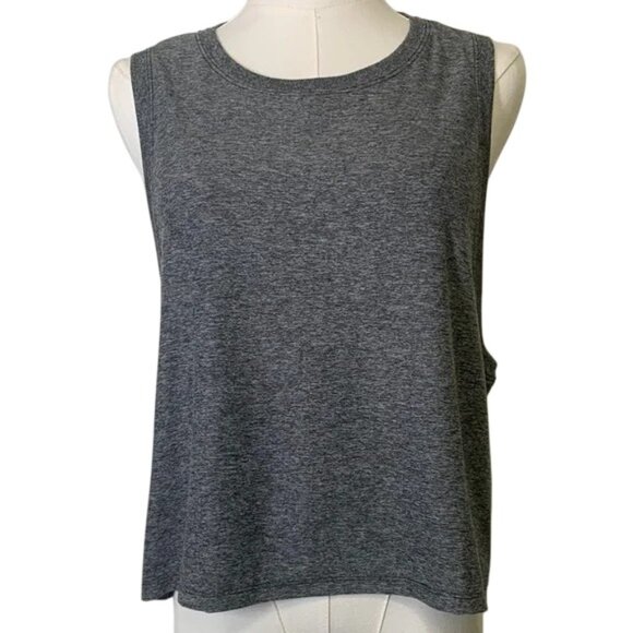 NWT Fabletics Gray Sleeveless Women's Top. Size L. - Picture 1 of 8